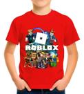 Camiseta Camisa Infantil Juvenil para Menino Menina Gamer Roblox MD4 Camiseta Camisa Infantil Juvenil para Menino Menina Gamer Roblox MD4