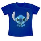 Camiseta camisa infantil Lilo E Stitch Desenho Animado Algodão