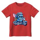 Camiseta Camisa Infantil Menina e Menino lilo stitch 100% Algodão
