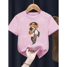 Camiseta Camisa Infantil Suave Urso Selfie 100% Camiseta Camisa Infantil Suave Urso Selfie 100%
