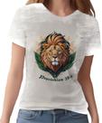 Camiseta Camisa Jesus Versiculo Proverbios Leão de Judá HD 2