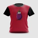 Camiseta Camisa Legume Berinjela Alegre