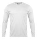 Camiseta Camisa Manga Longa Masculina Slim Algodão Gola Redonda