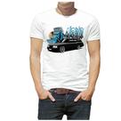 Camiseta camisa masculina carro caravan motor v8