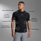 Camiseta Camisa Masculina Dry Fit Cosni Academia Corrida Esportes Proteção UV 50 Toque Gelado