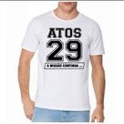 Camiseta camisa masculina evangélica atoa 29 missão continua cristã gospel