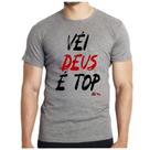 Camiseta camisa masculina evangélica Deus é top moda gospel
