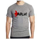 Camiseta camisa masculina evangélica gospel mais bíblia