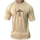 Camiseta camisa masculina jesus cristo Cruz gospel caqui