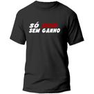 Camiseta camisa masculina meme treino só dor sem ganho malhar academia
