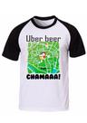 Camiseta camisa masculina motorista uber beer cerveja chamaaa