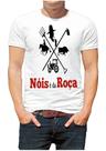 Camiseta camisa masculina nóis é da roça agro pecuária bruto