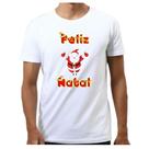 Camiseta camisa masculina papai noel feliz natal festa Camiseta camisa masculina papai noel feliz natal festa