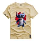 Camiseta Camisa Masculina Stitch Personagem 2025 CF010 Style Moda Masculina Blusa Premium Algodão