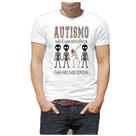 Camiseta camisa masculina tdah espectro autismo autista