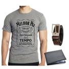 Camiseta camisa melhor pai papai dia dos pais cinto carteira Camiseta camisa melhor pai papai dia dos pais cinto carteira
