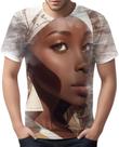 Camiseta Camisa Mulher Africanas Raizes Beleza Negra 1