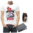 Camiseta camisa pai melhor vovô dia dos pais cinto carteira Camiseta camisa pai melhor vovô dia dos pais cinto carteira