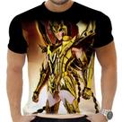 Camiseta Camisa Personalizada Anime Cavaleiros do Zodíaco 01 Camiseta Camisa Personalizada Anime Cavaleiros do Zodíaco 01