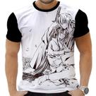 Camiseta Camisa Personalizada Anime Clássico Kenshin Samurai X 6 Camiseta Camisa Personalizada Anime Clássico Kenshin Samurai X 6