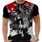 Camiseta Camisa Personalizada Anime Naruto Akatsuki 01