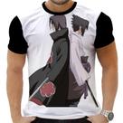 Camiseta Camisa Personalizada Anime Naruto Sasuke Uchiha 03