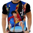 Camiseta Camisa Personalizada Anime One Piece Pirata Navio Mar 04