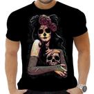 Camiseta Camisa Personalizada Caveira Mexicana Rock 20 Camiseta Camisa Personalizada Caveira Mexicana Rock 20