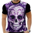 Camiseta Camisa Personalizada Caveira Mexicana Rock 27 Camiseta Camisa Personalizada Caveira Mexicana Rock 27