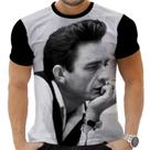 Camiseta Camisa Personalizada Rock Clássico Johnny Cash 12 Camiseta Camisa Personalizada Rock Clássico Johnny Cash 12