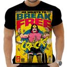 Camiseta Camisa Personalizada Rock Metal Queen 15 Camiseta Camisa Personalizada Rock Metal Queen 15