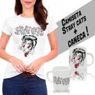 Camiseta camisa The Beatles, rock clássico exclusiva + Caneca