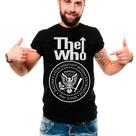Camiseta camisa The Who logo bandeira exclusiva, unissex varias cores