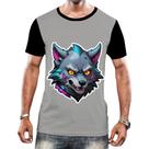 Camiseta Camisa Tshirt Animais Cyberpunk Lobos Matilha HD 1 Camiseta Camisa Tshirt Animais Cyberpunk Lobos Matilha HD 1