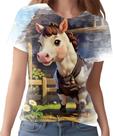Camiseta Camisa Tshirt Animais da Fazenda Cavalos HD 2
