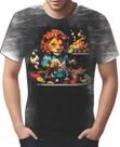 Camiseta Camisa Tshirt Chefe Leão Cozinheiro Cozinha 3