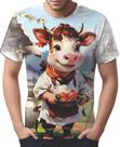 Camiseta Camisa Tshirt Chefe Vaquinha Cozinheira Cozinha 6 Camiseta Camisa Tshirt Chefe Vaquinha Cozinheira Cozinha 6