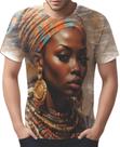 Camiseta Camisa Tshirt Mulh.eres Negras Cultura Africana 4