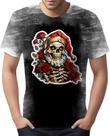 Camiseta Camisa Tshirt Natal Festa Papai Noel Caveira Dark 4 Camiseta Camisa Tshirt Natal Festa Papai Noel Caveira Dark 4