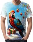 Camiseta Camisa TShirt Natal Festas Arara Decoração Arvore