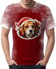 Camiseta Camisa Tshirt Natal Festas Beagle Cachorro Noel 1