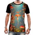 Camiseta Camisa Tshirt Natureza Cogumelos Psicodélica HD 1