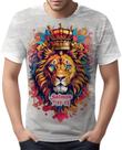 Camiseta Camisa Versiculo Leão de Judá Salmos Jesus Deus 2 Camiseta Camisa Versiculo Leão de Judá Salmos Jesus Deus 2