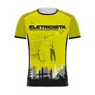 Camiseta Camista Uniforme Eletricista Geral Proteção UV
