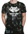 Camiseta Camuflada Punisher Caveira Justiceiro Envioimediato