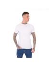 Camiseta Canelada Masculina Slim Estilo Americano Gringa