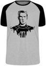 Camiseta Capitão América Steve Blusa Plus Size extra grande adulto ou infantil