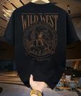 Camiseta Casual Algodão Premium Wild West