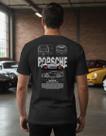 Camiseta Casual Camisa Porsche Gt3 Rs Gearhead Unissex Carro