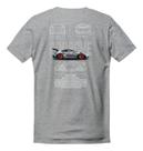 Camiseta Casual Camisa Porsche Gt3 Rs Gearhead Unissex Carro